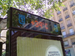 34 grados en Madrid