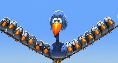 Cortos de Pixar: pájaros