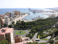 Vista de Málaga