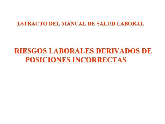 Manual de Salud Laboral