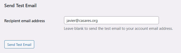 Prueba de envío de correo
