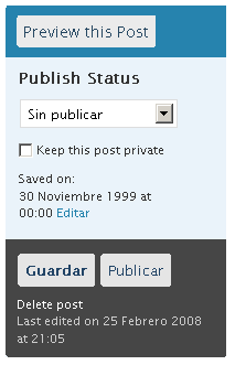 guardar y seguir editando